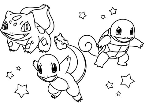 Squirtle Coloring Page - Coloring Nation