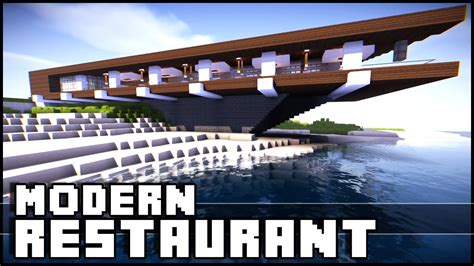 Minecraft Sleek Modern Restaurant Youtube