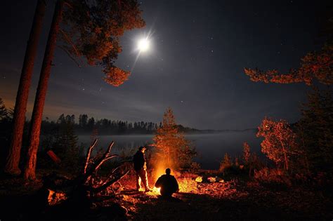 Night Camping Wallpapers Wallpaper Cave