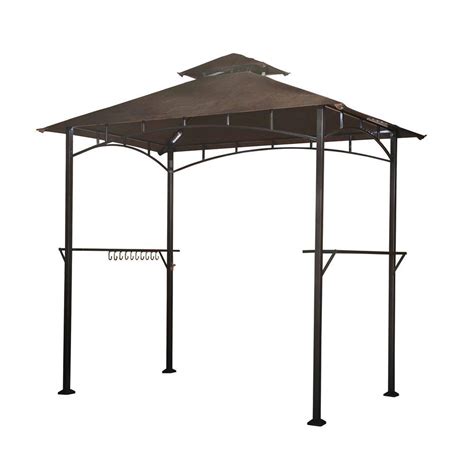 We've built the strongest, fastest. Sunjoy Hacienda 5 ft. x 8 ft. Brown Steel Grill Soft Top ...