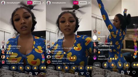 Ari Therealkylesister On Instagram Live March 28th 2020 Youtube