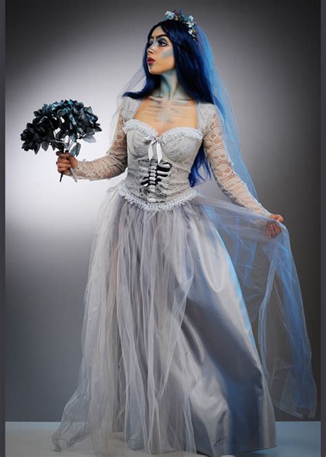Adult Size Deluxe Corpse Bride Style Halloween Costume
