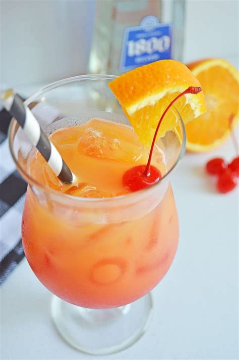 Make one in just minutes! Tequila Sunrise Cocktail Recipe | Tequila sunrise cocktail, Sunrise cocktail, Fruity cocktail ...