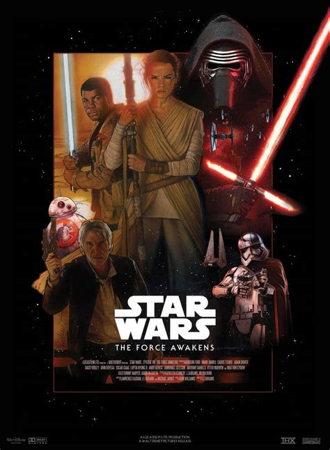 Star Wars Vii The Force Awakens Movie Poster By Nei1b On Deviantart