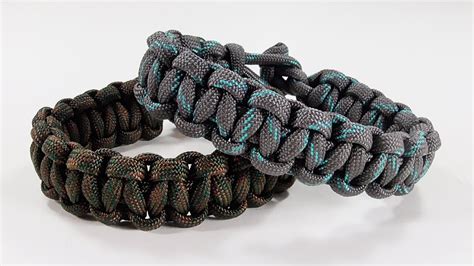Click here for adjustable shackles. Single Strand Cobra Paracord Bracelet Tutorial - YouTube