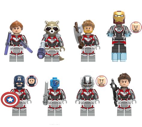 Hawkeye Ant Man Nebula Avengers Quantum Suit Minifigures Lego