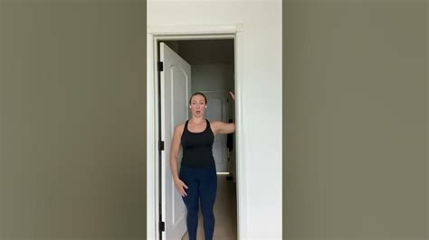 Doorway Pec Stretch Demo With Coaching Youtube