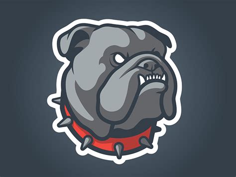 Bulldog Logo By Ruth A King On Dribbble
