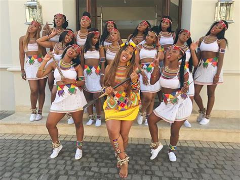 More Photos Fitness Trainer Sbahle Mpisane Goes Topless At Her Traditional Wedding