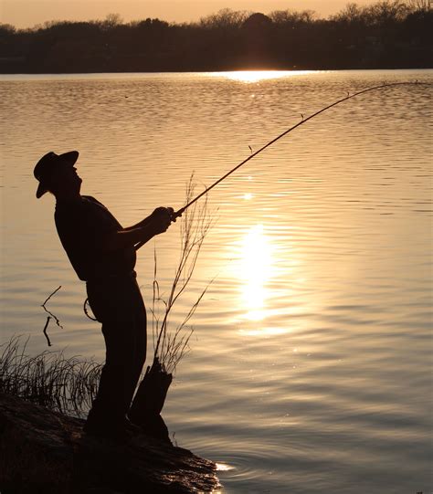 Man Fishing At Dusk Rosenberg Fish Man Dusk Vons Fishing Celestial