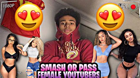 extreme smash or pass 🤯 female youtuber edition ft kennedy cymone rubi rose amd more