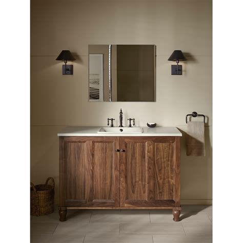 Kohler Damask 48 In Terry Walnut Bathroom Vanity Cabinet In The