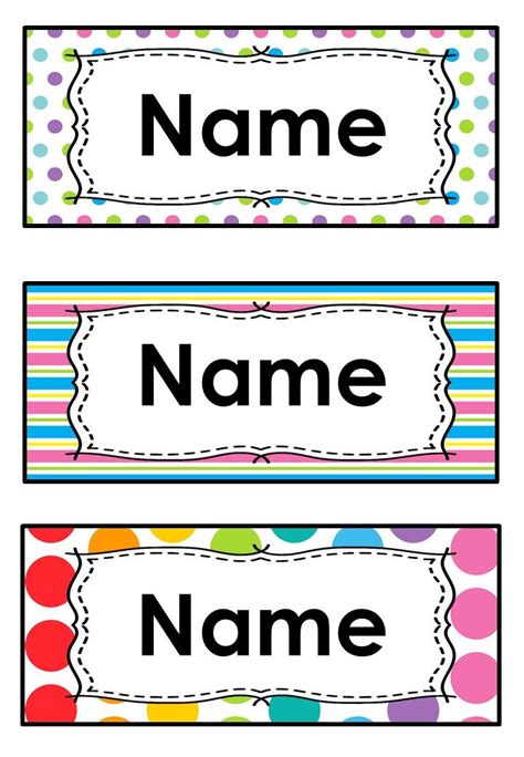 Free Printable Name Tags For Preschoolers Free Printable Editable