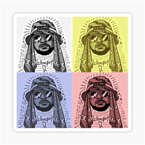 Schoolboy Q Tde Rapper Pop Art Sticker By Arty Creation Redbubble