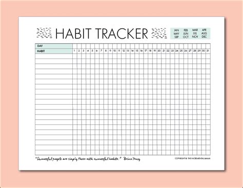 Free Daily Habit Tracker Printable And How To Use It To Reach Your Goals