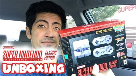 Super Nintendo Snes Classic Edition Unboxing Youtube
