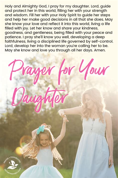 Daily Prayer For Your Daughter Prayer For Daughter Prayers For My