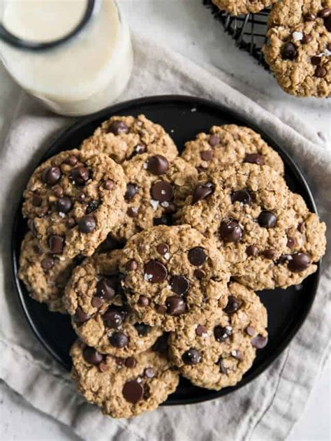 Vegan Oatmeal Chocolate Chip Cookies Story Fit Mitten Kitchen