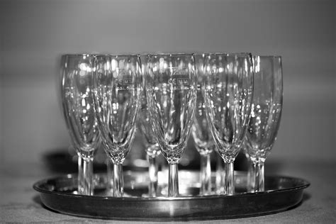 Empty Champagne Glasses Free Stock Photo Public Domain Pictures