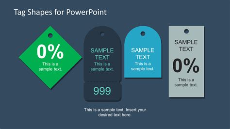 Infographic Tags Shapes For Powerpoint Powerpoint