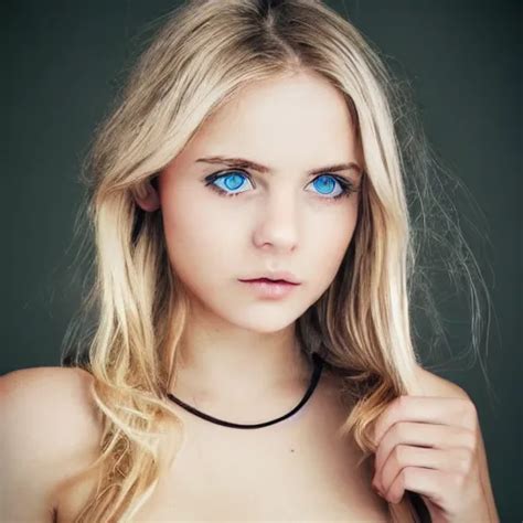 Beautiful Cute Gorgeous Young Blonde European Girl Stable Diffusion