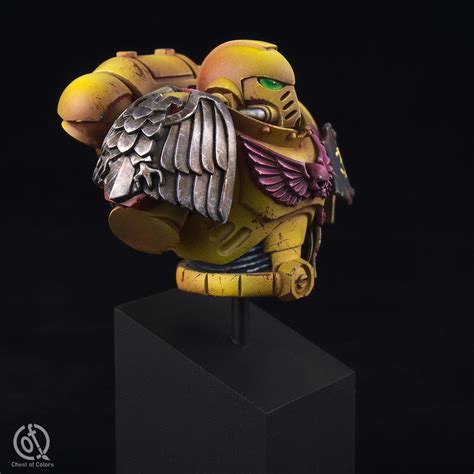 Imperial Fists Primaris Space Marine Bust Hall Of Honour The