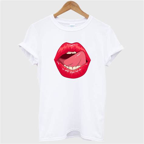 sexy lips t shirt lip t print clothes sexy lips