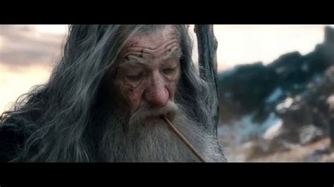 The Hobbit The Battle Of The Five Armies Bilbo Gandalf Scene Youtube