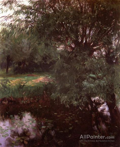 John Singer Sargent A Backwater At Wargrave Oil Painting Reproductions