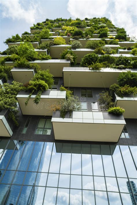 Milan Italy May 28 2017 Bosco Verticale Vertical Forest L