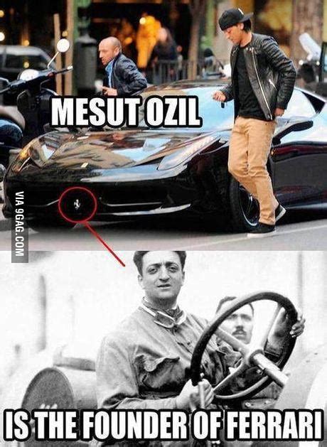 Enzo Ferrari 1898 1988 And Mesut Ozil 1988 9gag