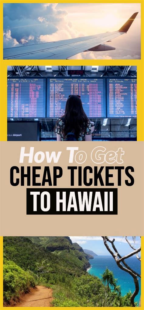 How To Find Cheap Plane Tickets To Hawaii Tickets To Hawaii Plane