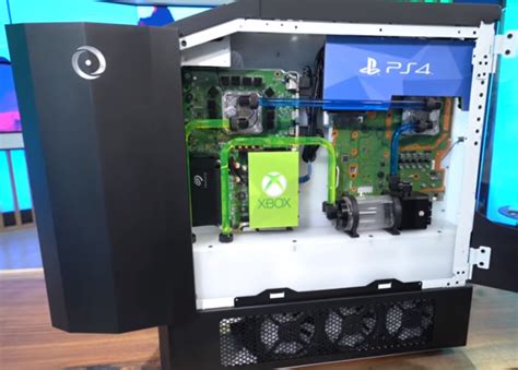 New Pc Combines Ps4 Xbox One X Switch In Water Cooled Box Xbox One