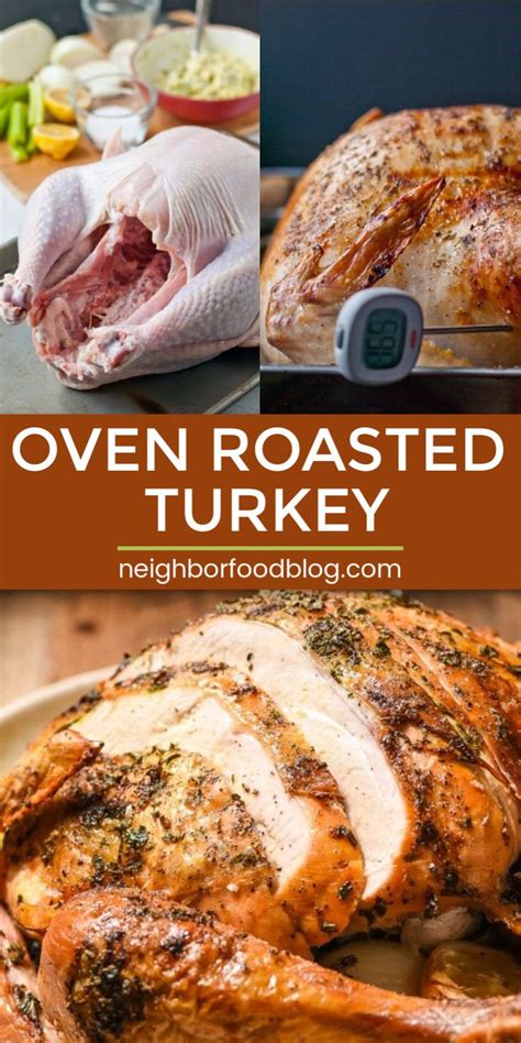 oven roasted turkey easy recipe with video neighborfood recipe in 2023 roast turkey