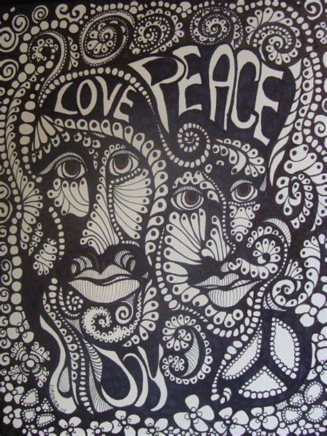 Peace And Love Drawing At Getdrawings Free Download