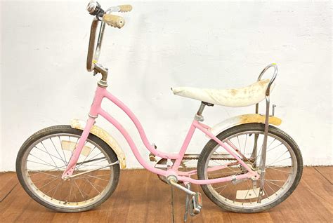 Lot Vintage Schwinn Fair Lady Stingray Banana Seat Bicycle