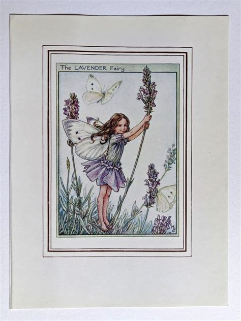 Lavender Fairy Print Flower Fairy Prints