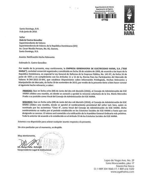 Carta De Acuse De Recibo Ejemplo Lavozdelmedio