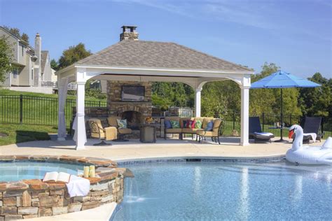 Custom Poolside Structures Country Lane Gazebos Poolside Pavilions