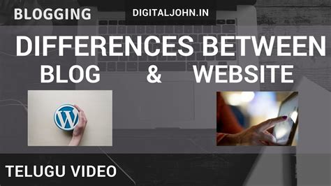 What Are The Differences Between Blog And Website Youtube