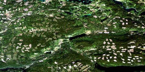 Bridge Lake Bc Free Satellite Image Map 092p07 At 150000