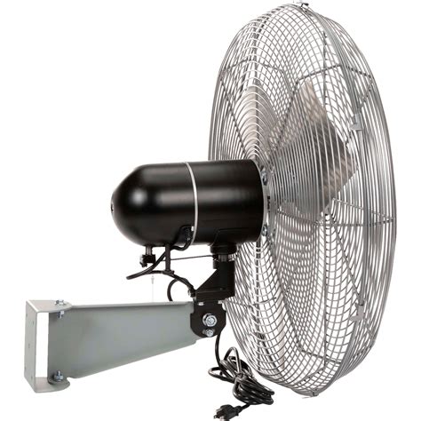 Tpi Industrial Oscillating Wall Mounted Fan — 24in 6800 Cfm 14 Hp