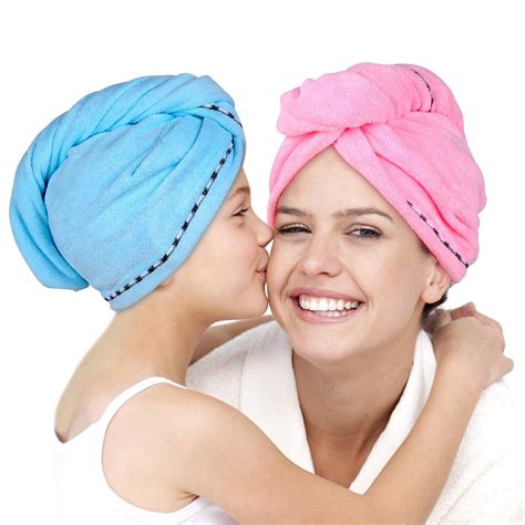 Updated 40 Off Microfiber Hair Towel Wrap 2 Pack Hair Towel Wrap