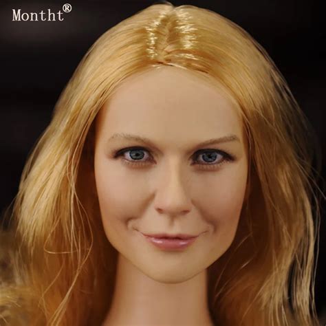 Buy Mnotht 1 6 Scale Female Head Sculpt Carved Toy Km 16 10 Head Long Blonde