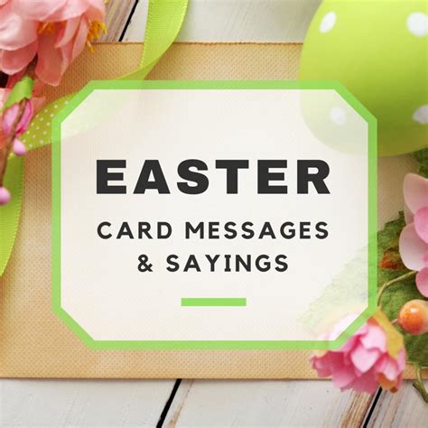 Happy Easter Messages And Sayings