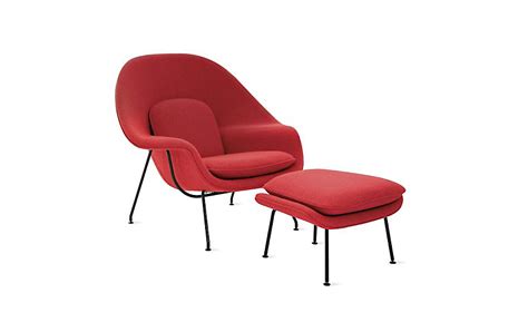 Eero saarinen designed the womb chair at florence knoll's request. Womb™ Chair and Ottoman - Design Within Reach