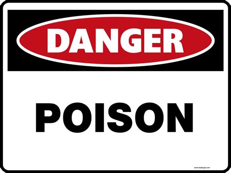 Poisonous Sign Clipart Best