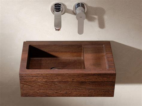 Wooden bathroom sinks come in a wide range of types of wood, each one can be finished and shaped in a number of ways to create a. Wonderful Wooden Sinks For A Warm Look Of Your Bathroom