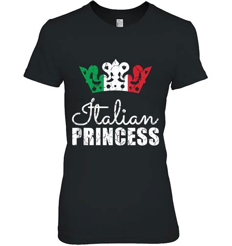 italian princess italy flag proud heritage tank top