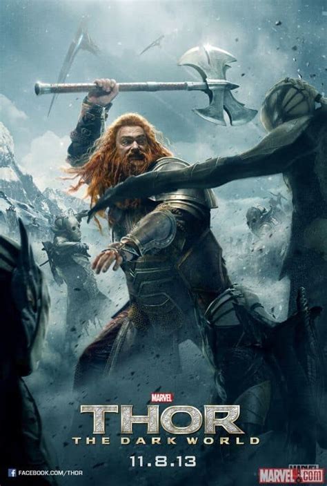 Thor The Dark World Character Posters Zachary Levi In Battle Movie Fanatic